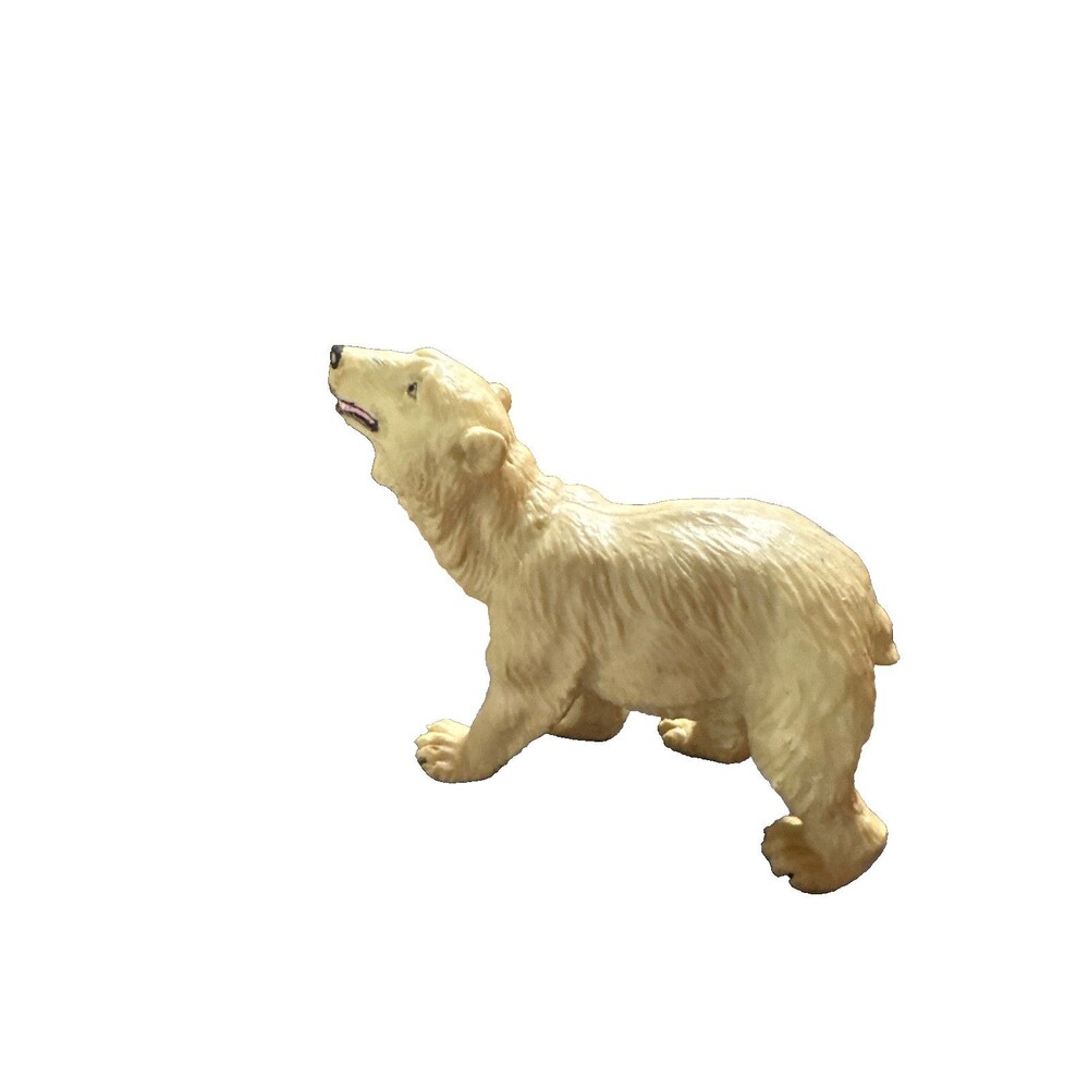 Vintage Wildlife Animal Toy Figure AAA Polar Bear #8474
